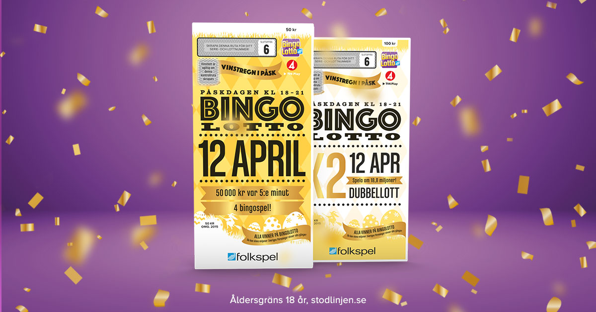 Bingolotto tider för bingo