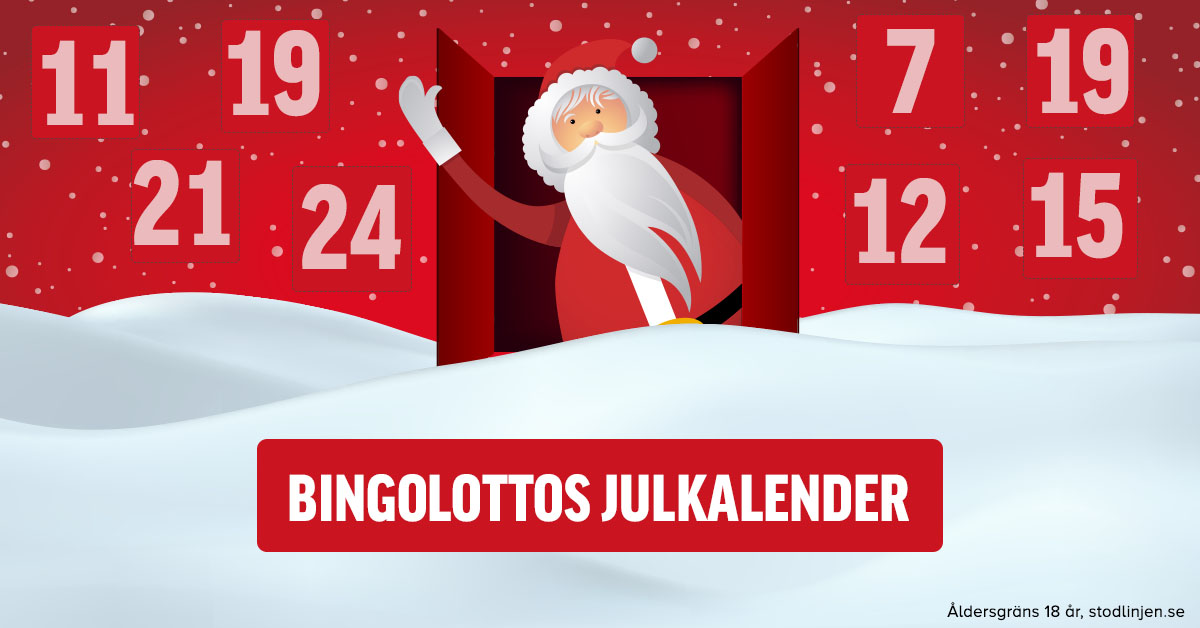 BingoLottos Julkalender Lucka 13 BingoLotto